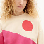 Sudadera Pink Valley - ECRU