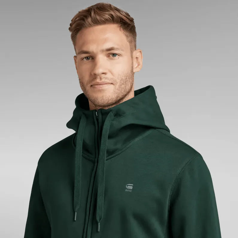 Sudadera Premium Core Hooded Zip - ECRU