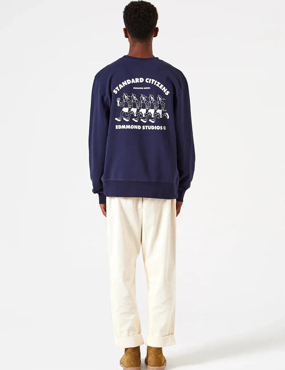 Sudadera Running Association - ECRU