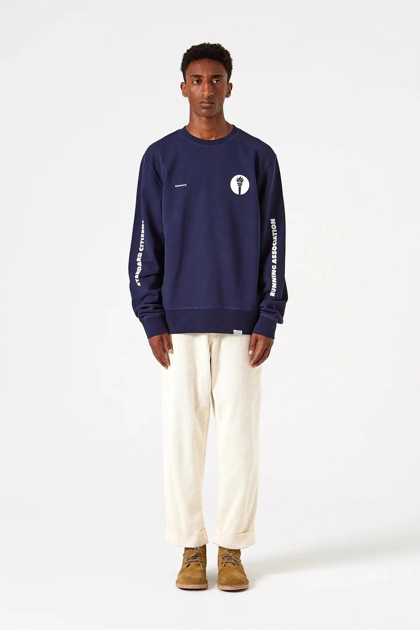 Sudadera Running Association - ECRU