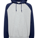 Sudadera !Solid de Hombre Eldrid Medieval Blue - ECRU