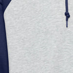 Sudadera !Solid de Hombre Eldrid Medieval Blue - ECRU