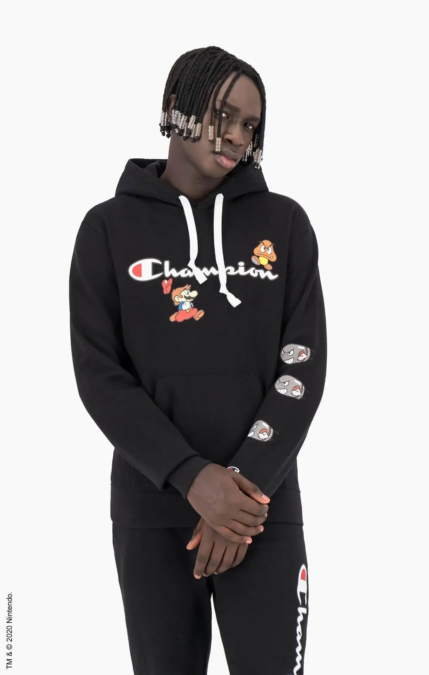 SUDADERA UNISEX ANIVERSARIO DE CHAMPION X SUPER MARIO ™