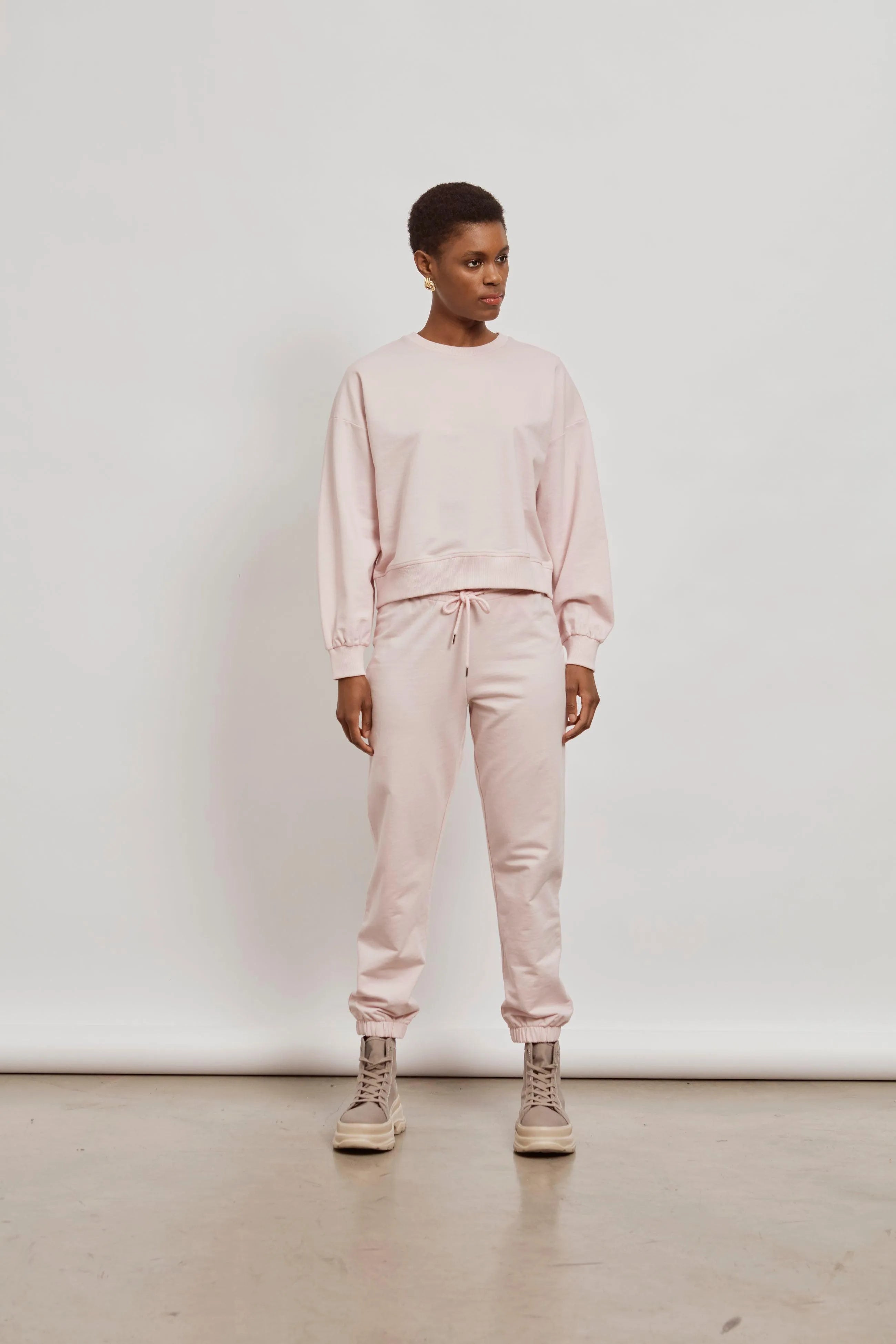 Sudadera Vea Light Lilac - ECRU