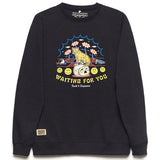 Sudadera Waiting By Sequence - ECRU