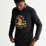 Sudadera Waiting By Sequence - ECRU