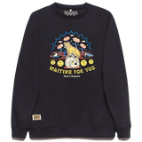 Sudadera Waiting By Sequence - ECRU