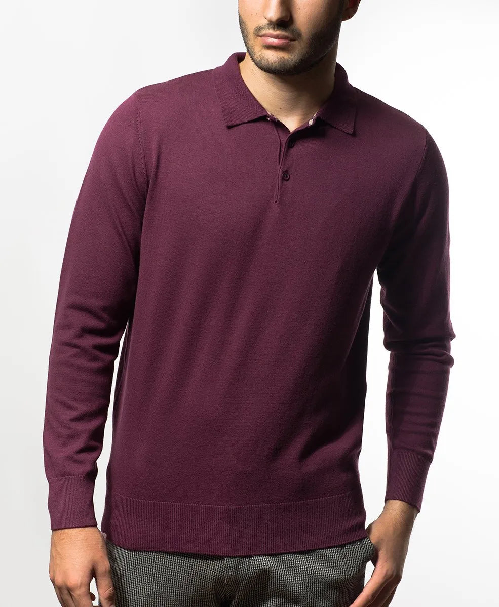 Suéter Cuello Polo - ECRU