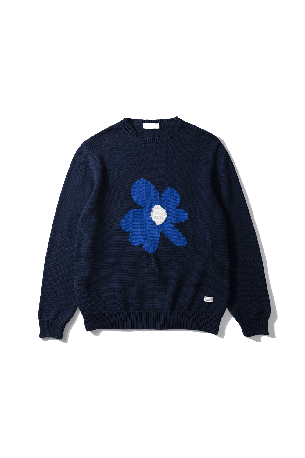 Suéter Flower Plain Navy - ECRU