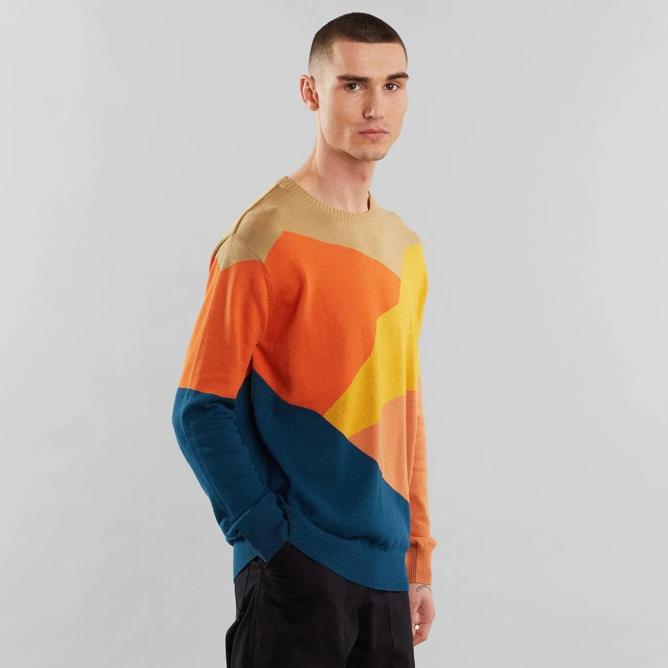 Suéter Mora Cut Mountain Multi Color - ECRU