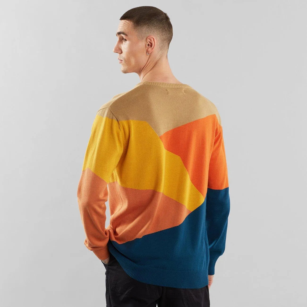 Suéter Mora Cut Mountain Multi Color - ECRU