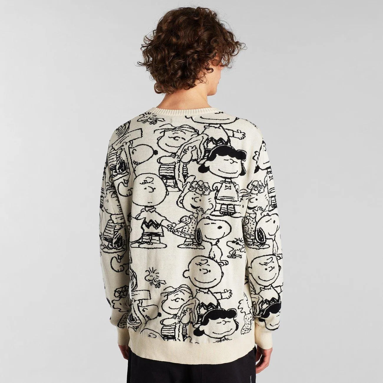 Suéter Mora Peanuts AOP Off-White - ECRU