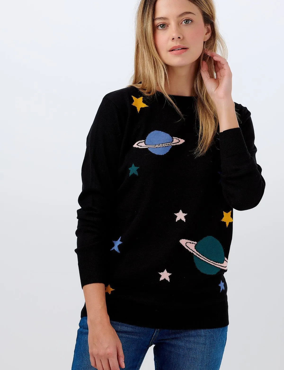 Suéter Rita Cosmic Girl - ECRU