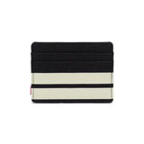 Tarjetero Charlie RFID Black Birch Stripe - ECRU