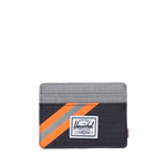 Tarjetero Charlie Sharkskin Enzyme Ripstop/Black Enzyme Ripstop/Shocking Orange - ECRU