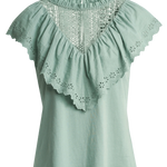 Top Bordado Inglés - ECRU