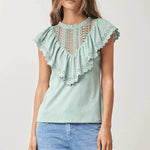 Top Bordado Inglés - ECRU