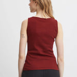 Top de Mujer ICHI Oreta Chocolate Truffle - ECRU