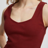 Top de Mujer ICHI Oreta Chocolate Truffle - ECRU