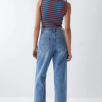 Top de tirantes de rayas multicolor - ECRU