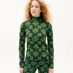 Top Ellen Squares de Manga Larga - ECRU