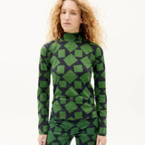 Top Ellen Squares de Manga Larga - ECRU