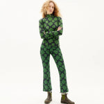 Top Ellen Squares de Manga Larga - ECRU