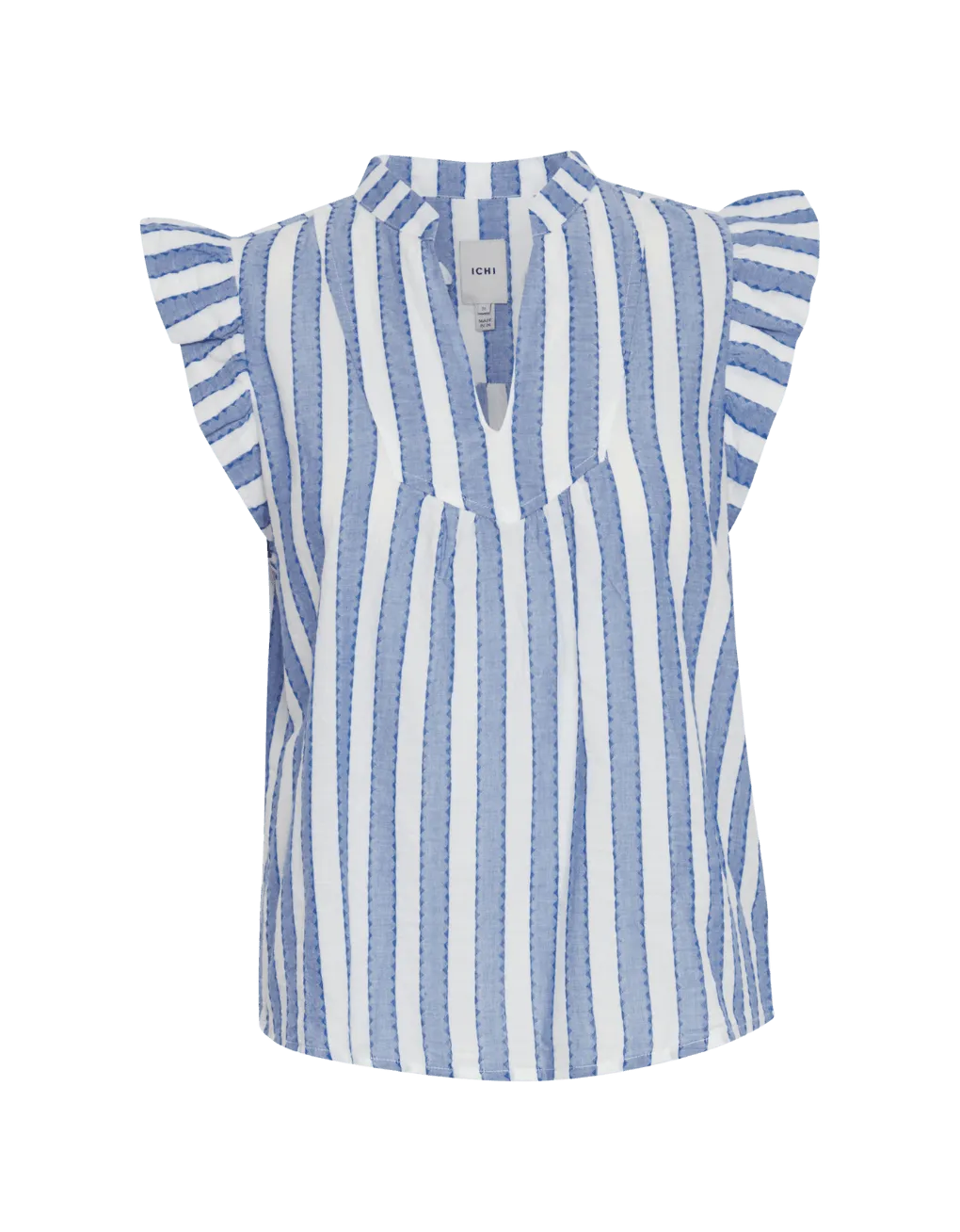 Top ICHI Ezoma Stripes - ECRU