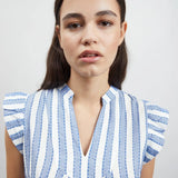 Top ICHI Ezoma Stripes - ECRU