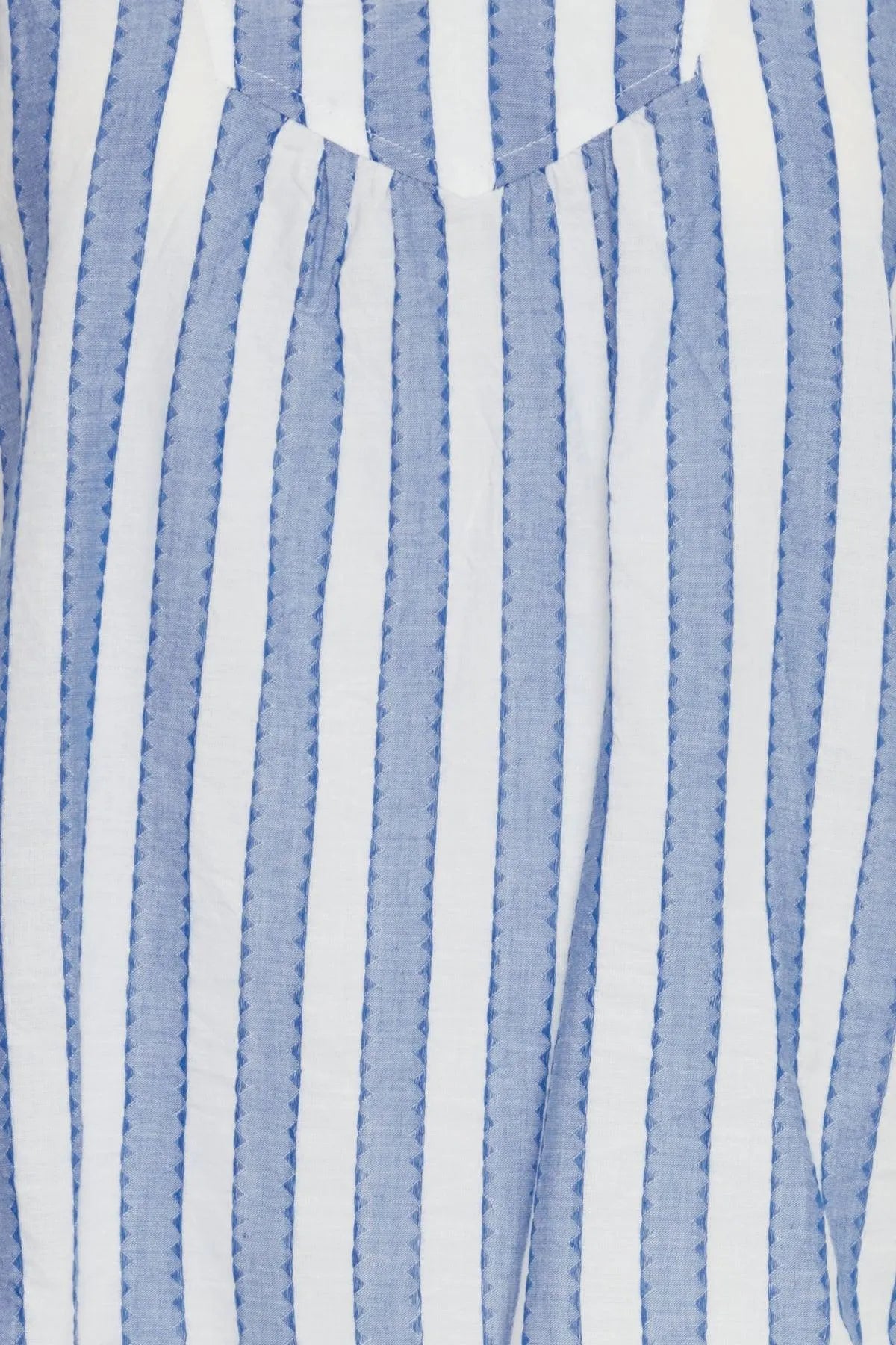 Top ICHI Ezoma Stripes - ECRU