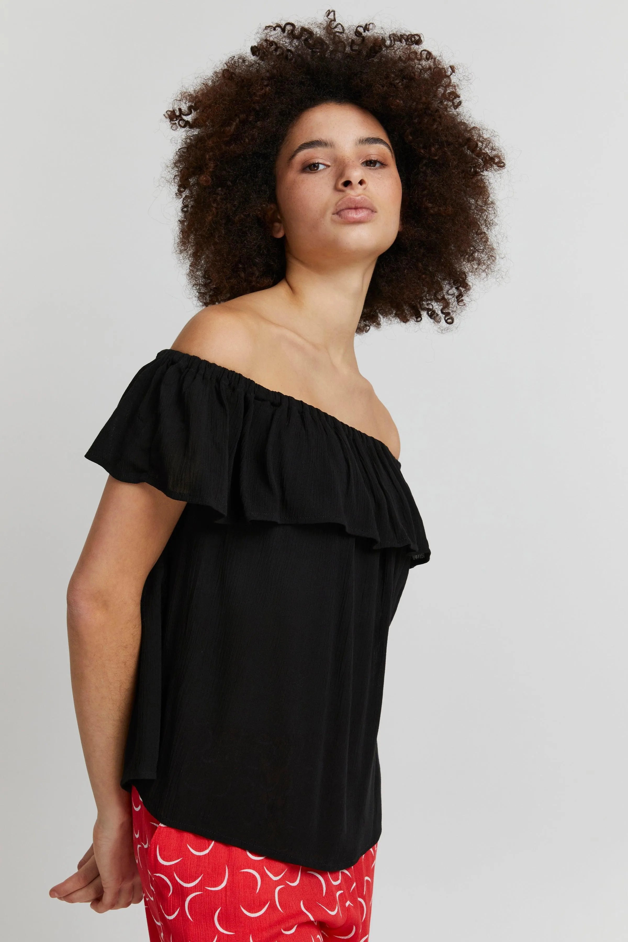 Top Marrakech Black - ECRU