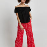 Top Marrakech Black - ECRU