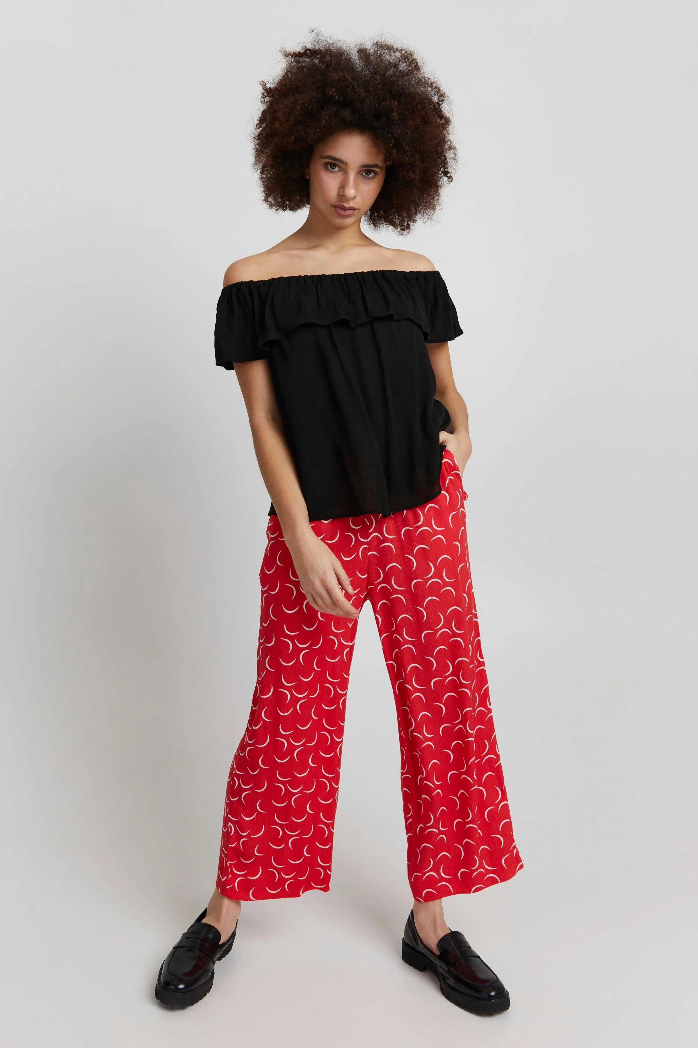 Top Marrakech Black - ECRU