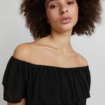 Top Marrakech Black - ECRU