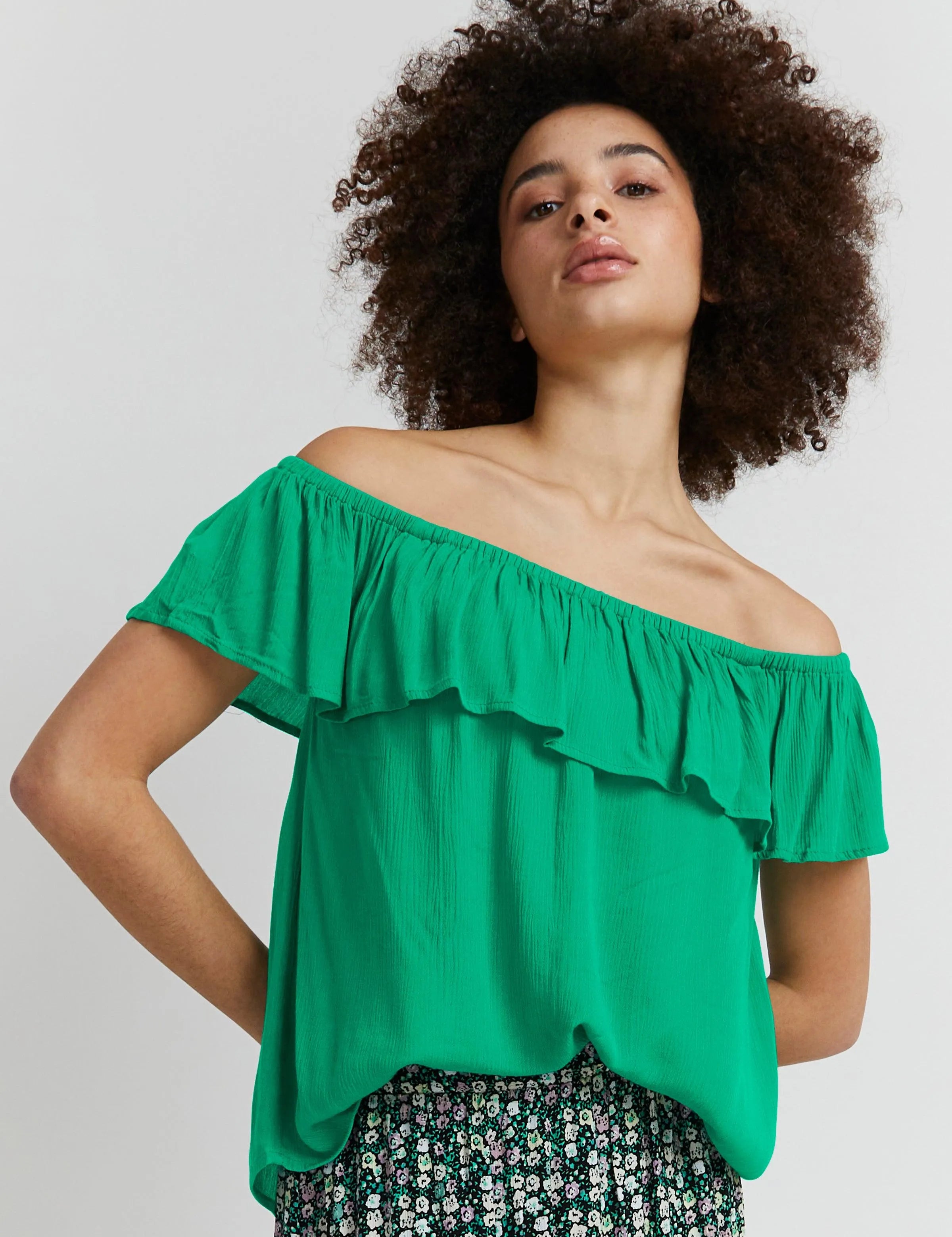 Top Marrakech Holly Green - ECRU