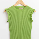 Top Punto Volantes - ECRU