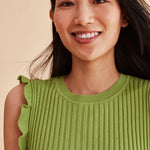 Top Punto Volantes - ECRU