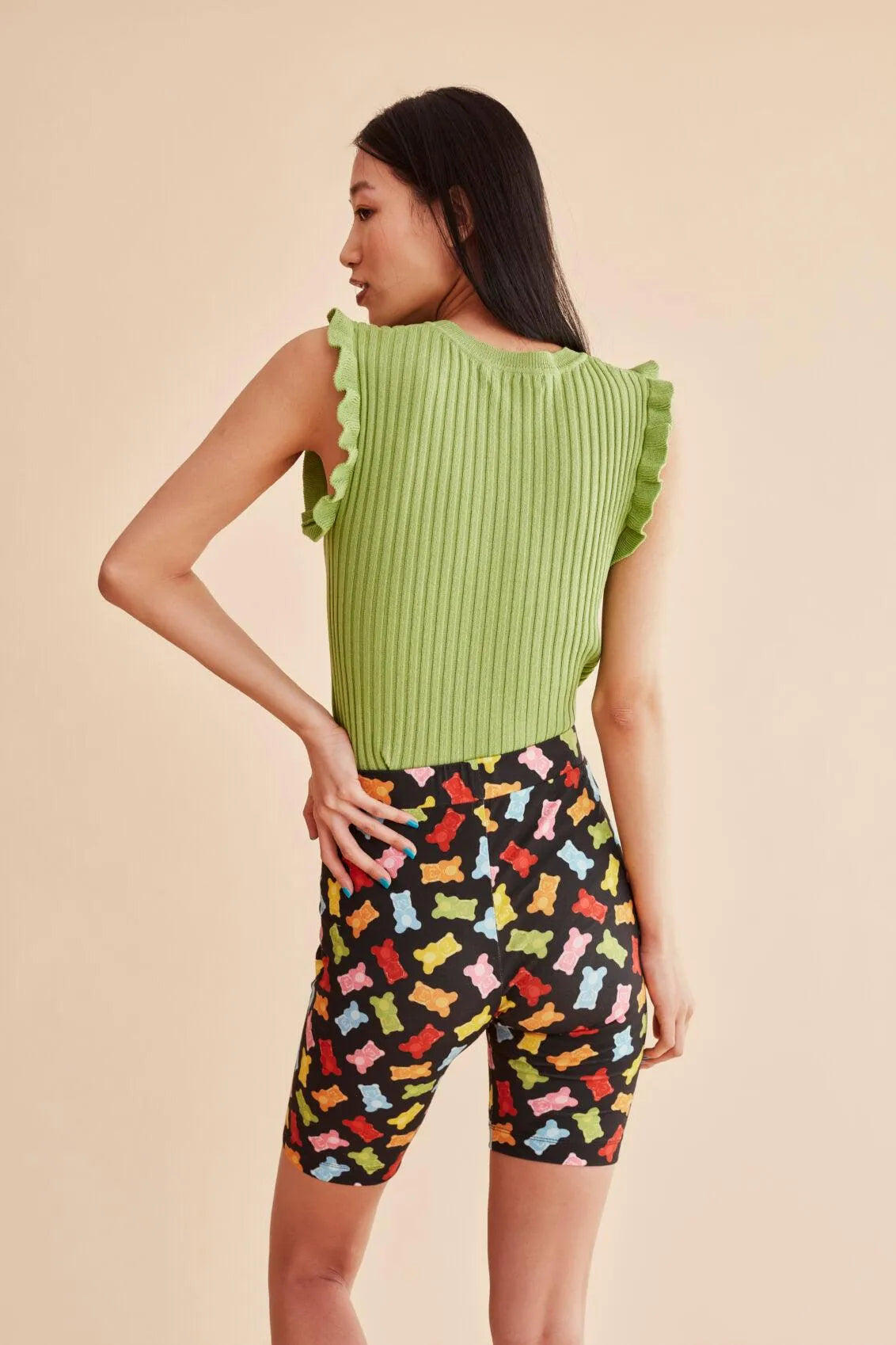 Top Punto Volantes - ECRU