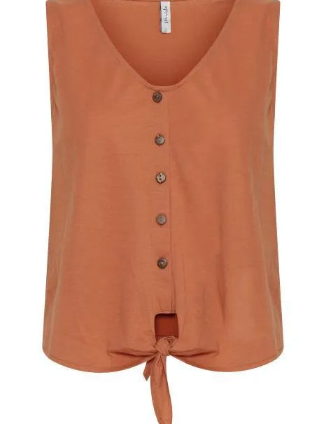 Top Sin Mangas Como - ECRU