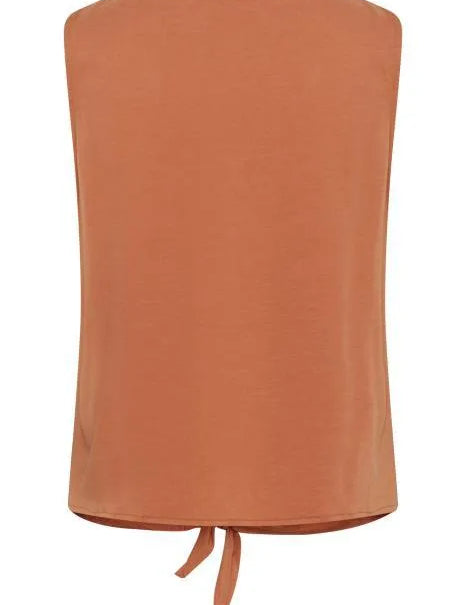 Top Sin Mangas Como - ECRU