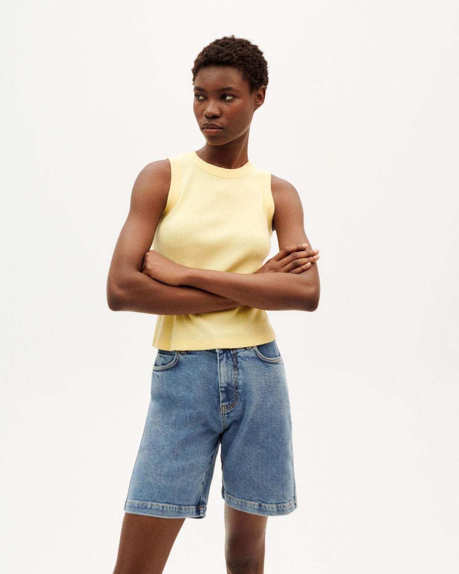 Top Thinking Mu Juliette Yellow - ECRU