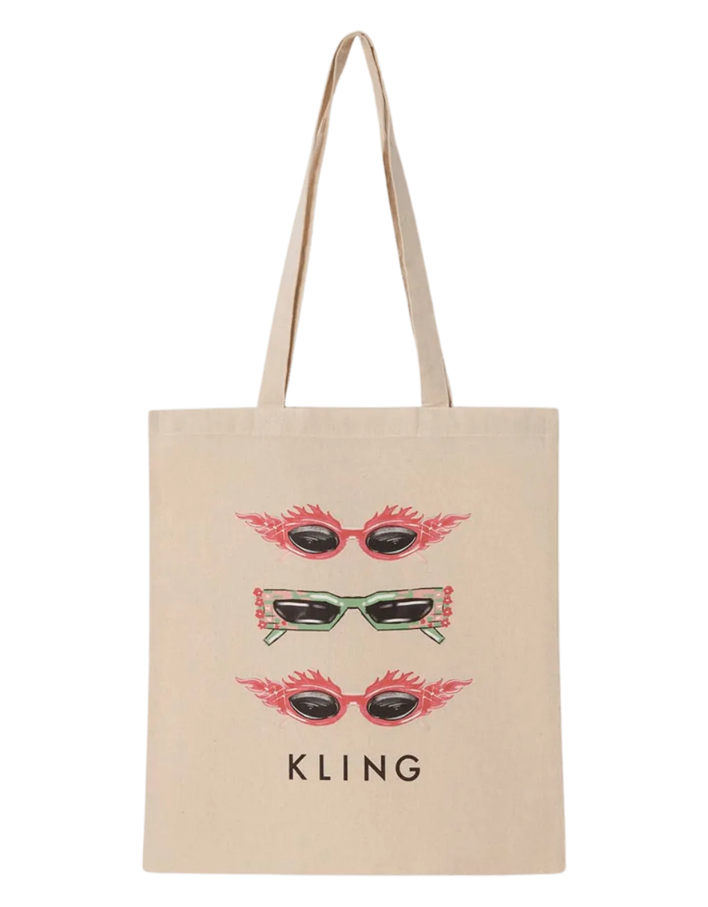 Tote bag algodón gafas - ECRU