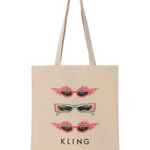 Tote bag algodón gafas - ECRU