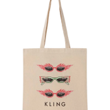 Tote bag algodón gafas - ECRU