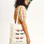 Tote bag algodón gafas - ECRU