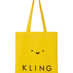 Tote bag algodón smiley - ECRU