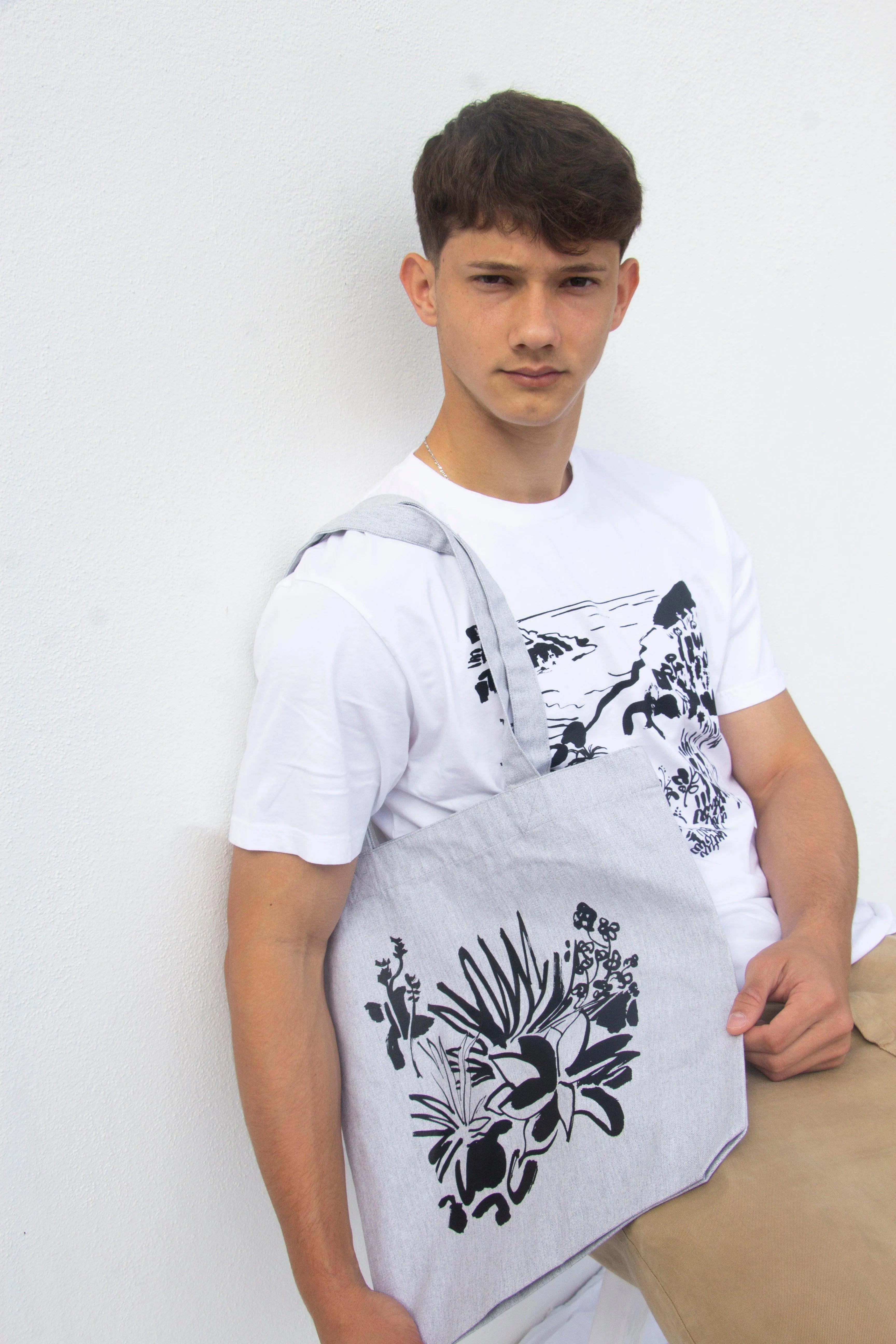 Tote Bag Pol Montserrat Plantas - ECRU