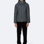 Trekker Hooded Jacket Slate - ECRU