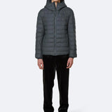 Trekker Hooded Jacket Slate - ECRU