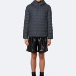 Trekker Hooded Jacket Slate - ECRU